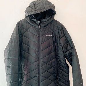 Columbia Plus Heavenly Long Hooded Down Jacket